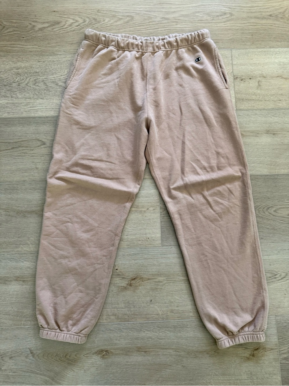 Todd Snyder x Champion Reverse Weave Sweatpants Joggers Large Blush Tan